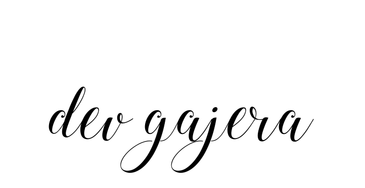 Handwritten Signature for Dev-gajera - Style 144 Online