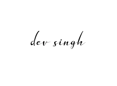 Handwritten Signature for Dev-singh - Style 132 Online