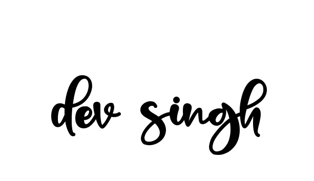 Handwritten Signature for Dev-singh - Style 136 Online