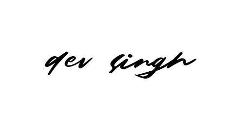 Handwritten Signature for Dev-singh - Style 140 Online