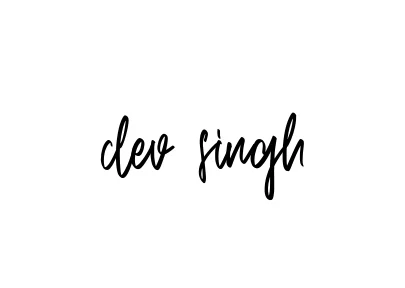 Handwritten Signature for Dev-singh - Style 143 Online