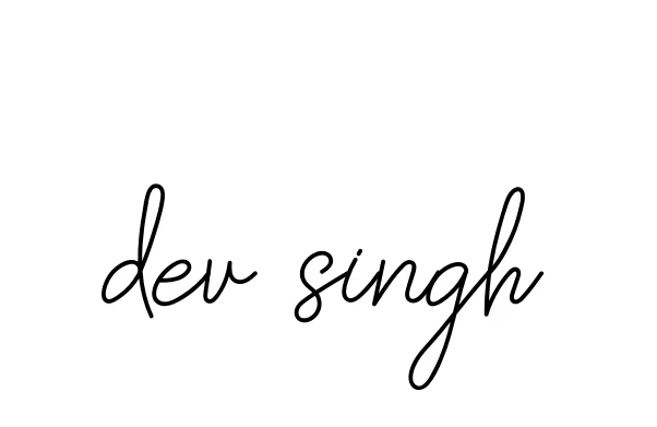 Handwritten Signature for Dev-singh - Style 145 Online