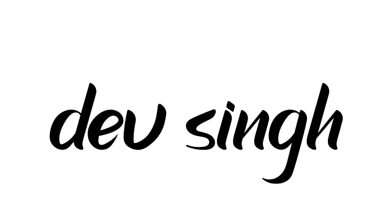 Handwritten Signature for Dev-singh - Style 153 Online