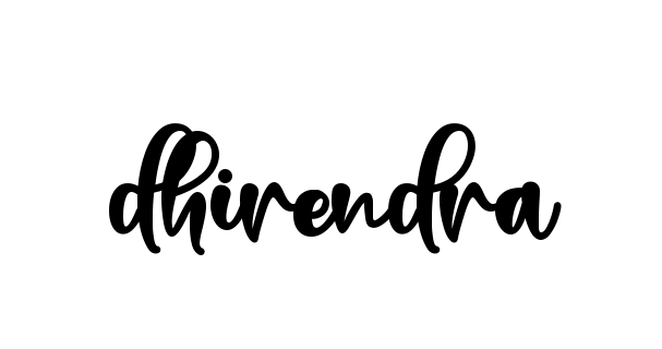 Handwritten Signature for Dhirendra- - Style 136 Online