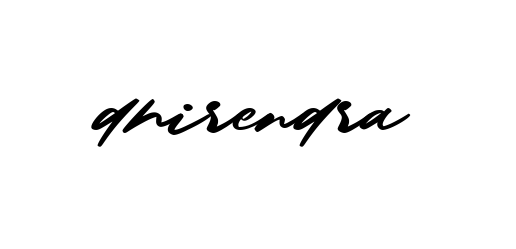 Handwritten Signature for Dhirendra- - Style 140 Online