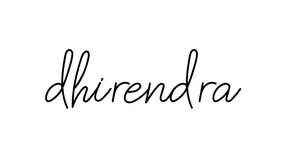 Handwritten Signature for Dhirendra- - Style 145 Online