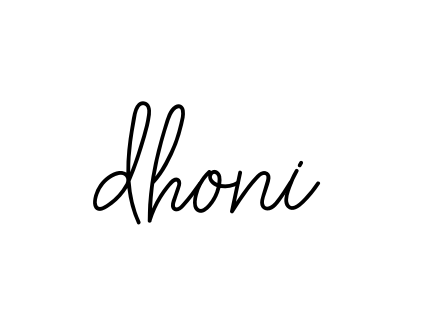Handwritten Signature for Dhoni - Style 145 Online
