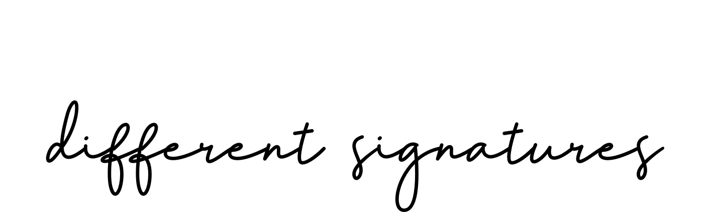 Different-signatures signature