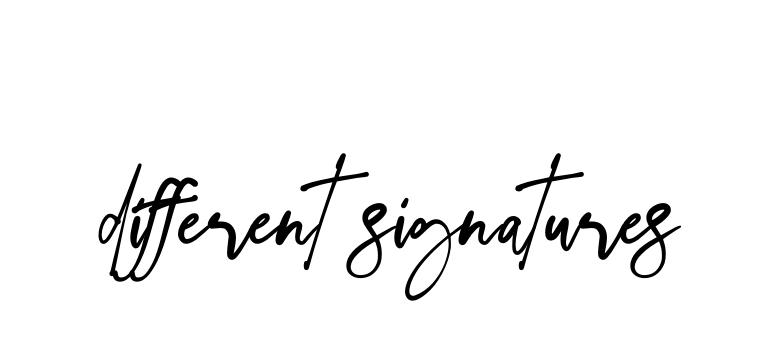 Different-signatures signature