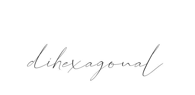 Dihexagonal signature