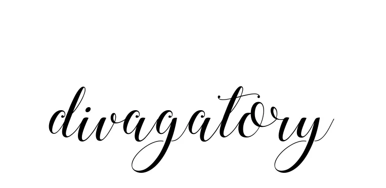 Handwritten Signature for Divagatory - Style 144 Online