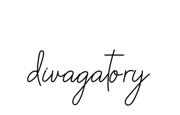 Handwritten Signature for Divagatory - Style 145 Online