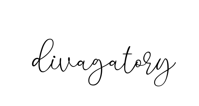 Handwritten Signature for Divagatory - Style 147 Online