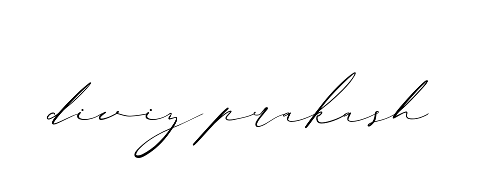Diviz-prakash signature
