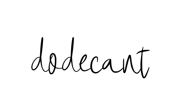 Handwritten Signature for Dodecant - Style 146 Online