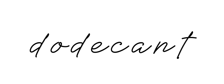 Handwritten Signature for Dodecant - Style 152 Online