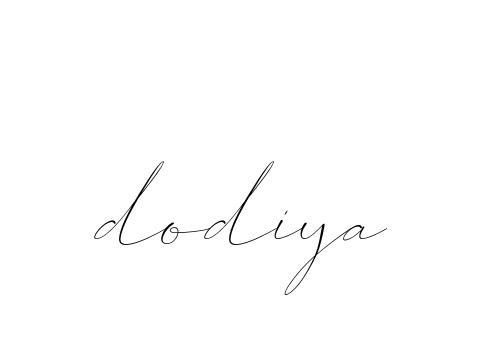 Dodiya signature