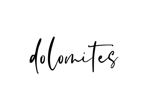 Dolomites signature