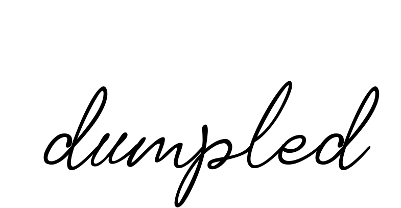 Handwritten Signature for Dumpled - Style 151 Online