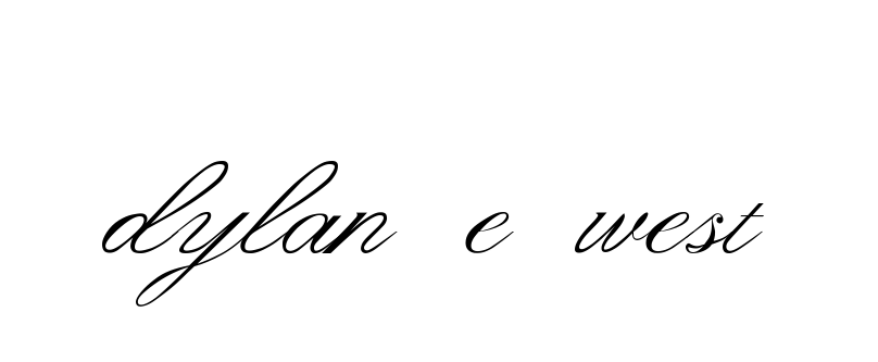 Dylan-e-west signature