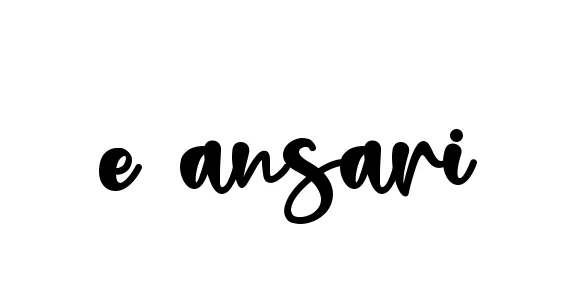 Handwritten Signature for E-ansari - Style 136 Online
