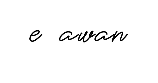 Handwritten Signature for E-awan - Style 150 Online