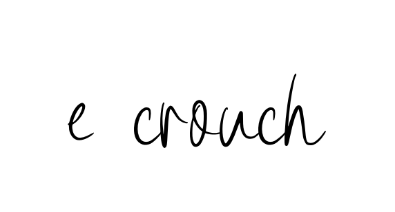 Handwritten Signature for E-crouch - Style 146 Online