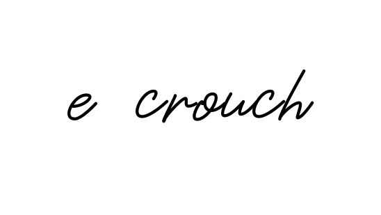 Handwritten Signature for E-crouch - Style 150 Online