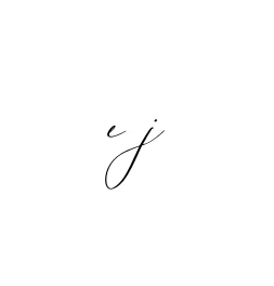 Handwritten Signature for E-j - Style 134 Online