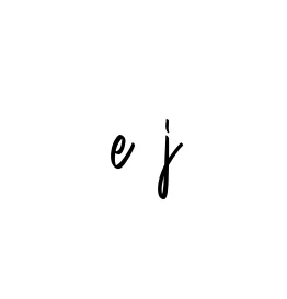 Handwritten Signature for E-j - Style 143 Online