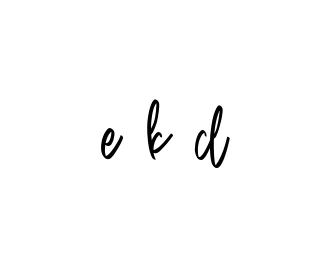 Handwritten Signature for E-k-d - Style 143 Online