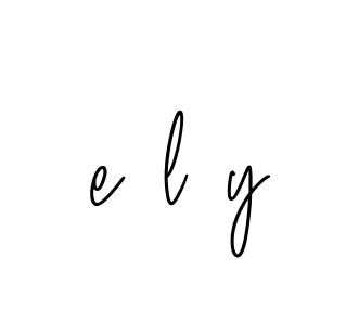 Handwritten Signature for E-l-y - Style 154 Online