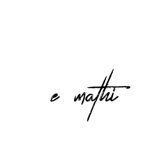 Handwritten Signature for E-mathi - Style 133 Online