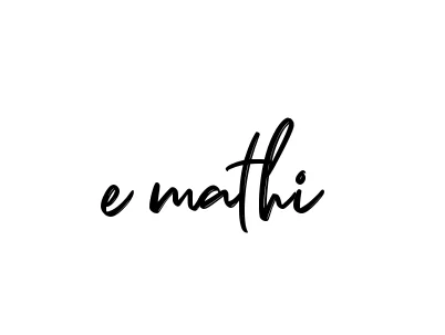Handwritten Signature for E-mathi - Style 141 Online