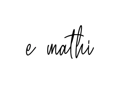Handwritten Signature for E-mathi - Style 154 Online