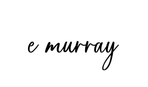 Handwritten Signature for E-murray - Style 142 Online