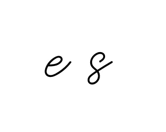 Handwritten Signature for E-s - Style 145 Online
