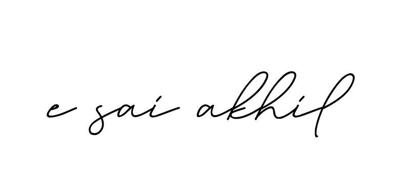 E-sai-akhil signature