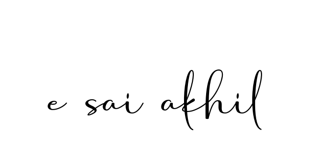 E-sai-akhil signature