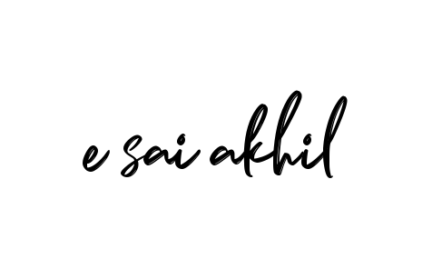 E-sai-akhil signature