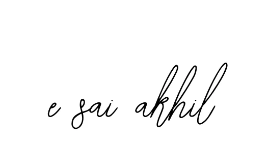 E-sai-akhil signature