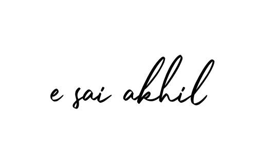 E-sai-akhil signature