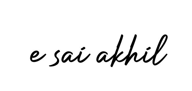 E-sai-akhil signature