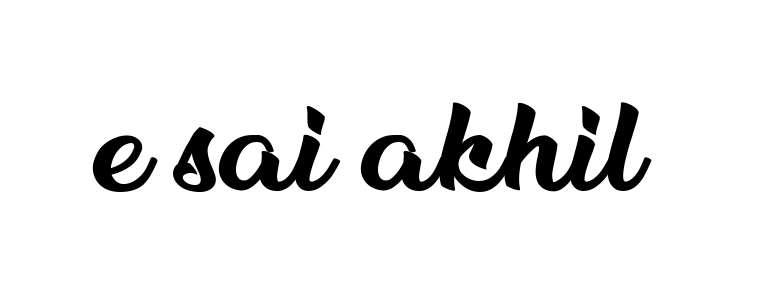 E-sai-akhil signature