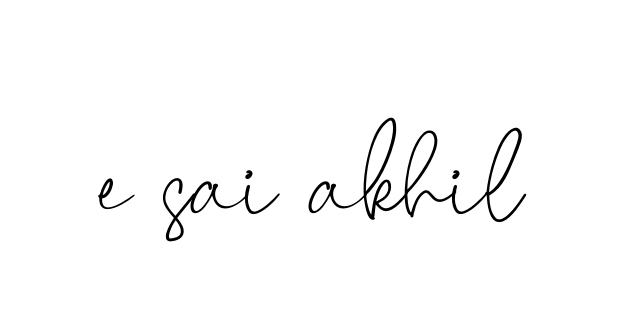 E-sai-akhil signature