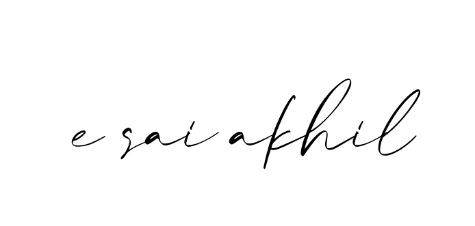 E-sai-akhil signature