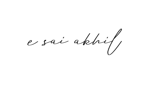 E-sai-akhil signature