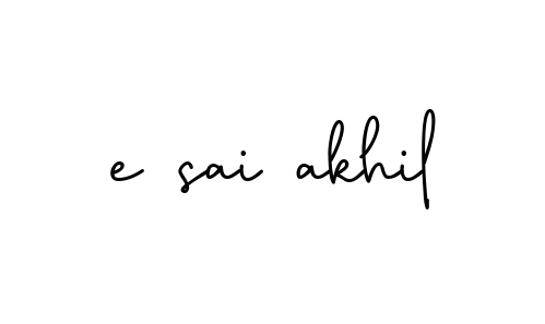 E-sai-akhil signature