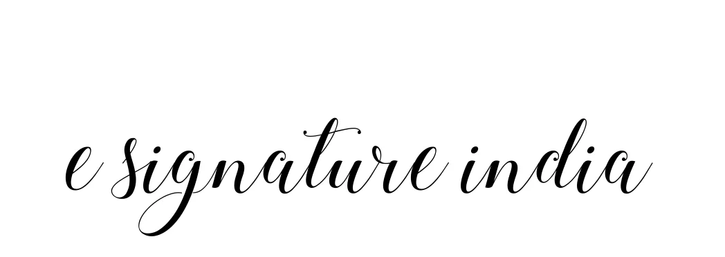 Handwritten Signature for E-signature-india - Style 144 Online