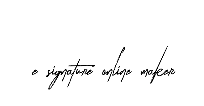Handwritten Signature for E-signature-online-maker - Style 133 Online